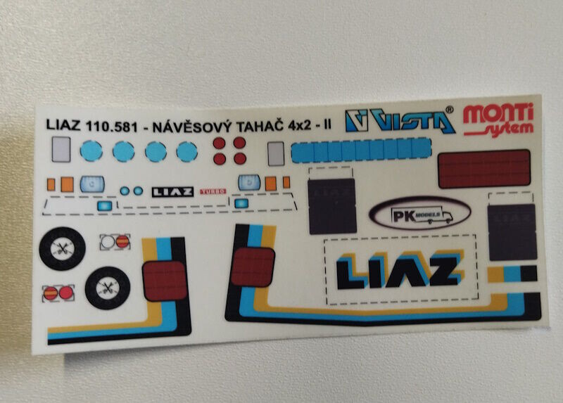 Aršík polepů Liaz Tahač ll.